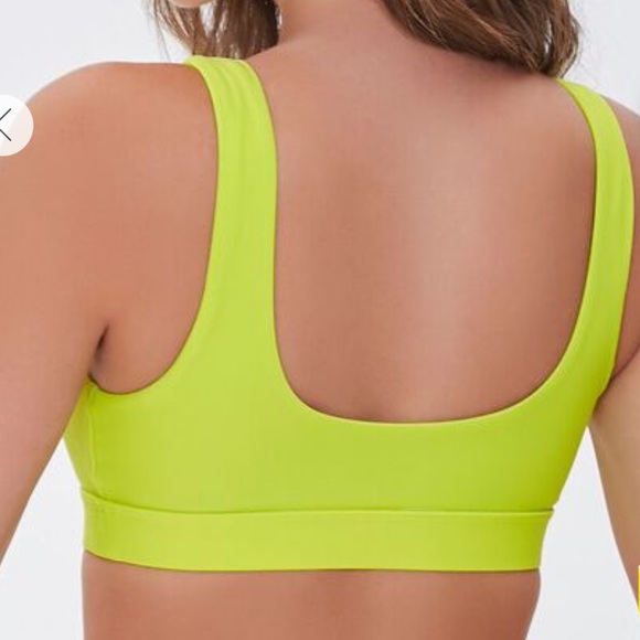 NEW!! F21 Lime Green Cutout Bikini 👙 Top and Bottoms - Picture 5 of 9